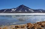 A Laguna Verde, a primeira de muitas lagoas altiplânicas na rota para a Laguna Colorada e o Salar de Uyuni, na Bolívia